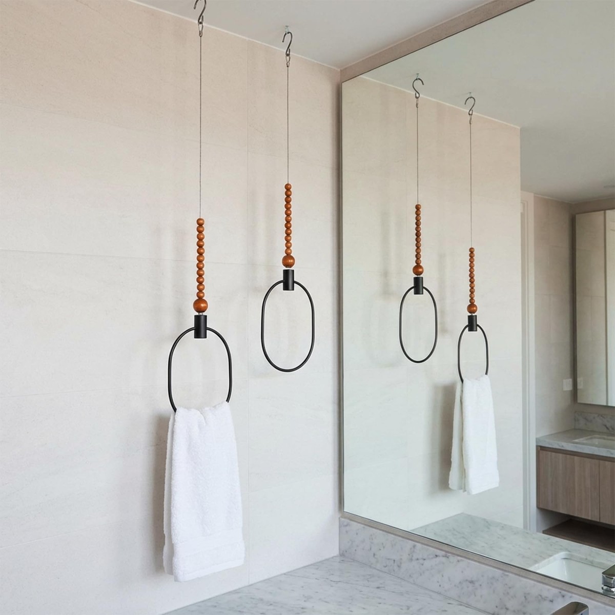 AVITAS 24 in. Bathroom Wall Mounted Double Tier Towel Rack with Double Towel Bar Stainless Steel in Oil Rubbed Bronze AVITAS 24 in. Bathroom Wall Mounted Double Tier Towel Rack with Double Towel Bar Stainless Steel in Oil Rubbed Bronze