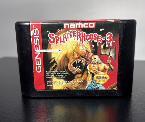 Splatterhouse 3 Sega Genesis 1993 Authentic Game Cartridge Tested Working!