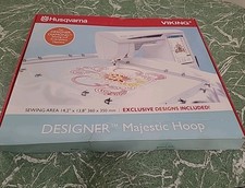 Husqvarna Viking Designer Majestic Embroidery Hoop 14.2" X 13.8" 360mm x 350mm