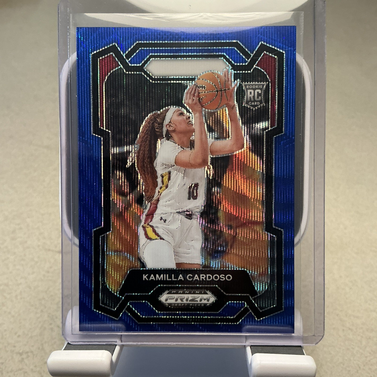 2024 Panini Prizm Draft Picks Blue Wave /249 Kamilla Cardoso #59 Rookie RC