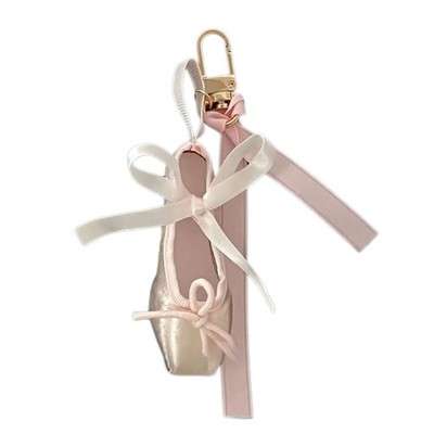 Ballet Shoe Charm Keychain Ideal Present For Dance Lovers Special Event