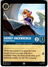 Gadget Hackwrench 151/204 Azurite Sea Disney lorcana Common