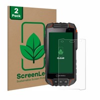 2X Screenleaf Displayschutzfolie FüR I.Safe Mobile IS530.1 Nachhaltig Verpackt