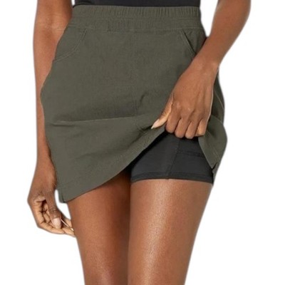 PrAna Halle E Dark Iron Skirt Shorts Size Small Hiking Outdoor Activewear