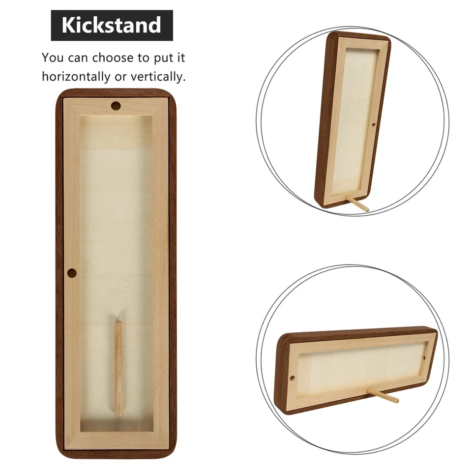 4""x16"" Collage Picture Frame with Single Mat, 1.5x2.5 Collage Matted Frame ... - Image 3 of 4