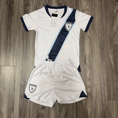 TRAJECITO SELECCIÓN DE GUATEMALA KIDS  BLANCO LOCAL 2025  TALLA PARA NIÑOS