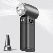 Handheld Mini Turbo Fan 120000RPM 6-Speed Turbo Power 9000mAh Portable High S...