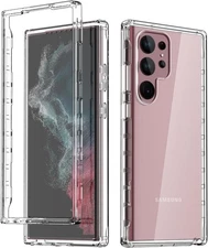 For Samsung Galaxy S24 Ultra Case w/ Bumper Soft Silicone Heavy Duty Protection 