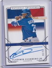 2020 Panini National Treasures - Vladimir Guerrero Jr. #IT-VGJ /99 Auto