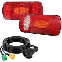 LED AnhäNger RüCkleuchten 12V/24V Blinker-Bremslicht-RüCkfahrlicht-Nebelsche...