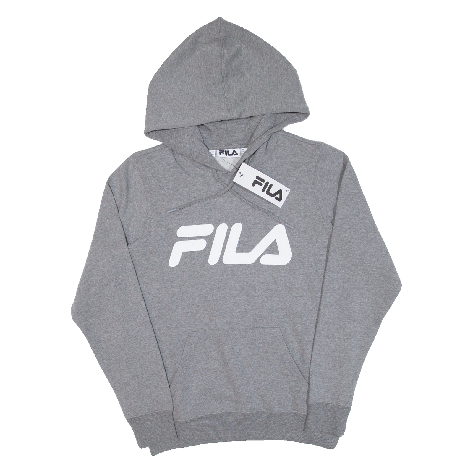 Felpa con cappuccio FILA donna grigia UK 12