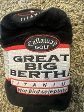 VTG Callaway Golf Great Big Bertha Titanium War Bird Driver Black Head Cover