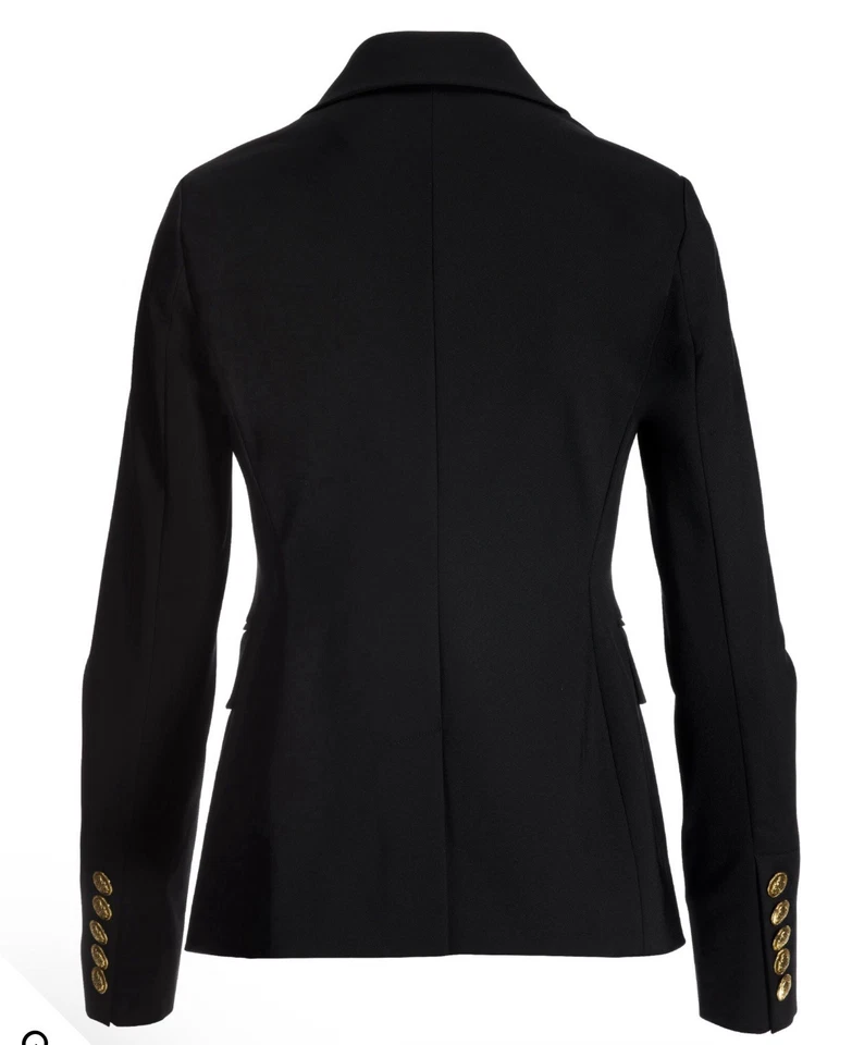 Boston Proper Modern Blazer / Jacket Size 10 Beautiful Buttons Black - Image 4 of 4