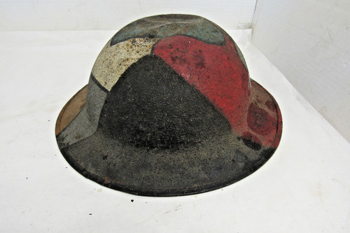 WWI AEF M1917 Helmet Original Camouflage Camo paint ZC192 Army veteran