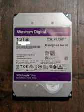 WD Western Digital Purple Pro 12TB Surveillance HDD WD121PURP SATA 6Gb/s 7200RPM