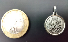 ancienne médaille du zodiaque ,GEMEAUX , constellation , astre