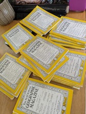 Vintage National Geographic Journal Magazines Paperback Books 1950s x 19