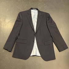 Charles Tyrwhitt Blazer Mens 40 Short Blue Wool Slim Fit Sport Coat Jacket