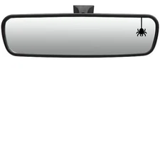 2 Hanging Spiders Vinyl Decal Sticker Rearview Mirror Car Truck Halloween Scary