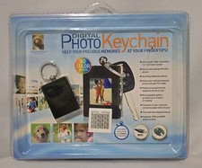 NEW Innovage 8MB/60 Color Digital Photo Keychain 1.4" LCD USB Cord Rechargeable