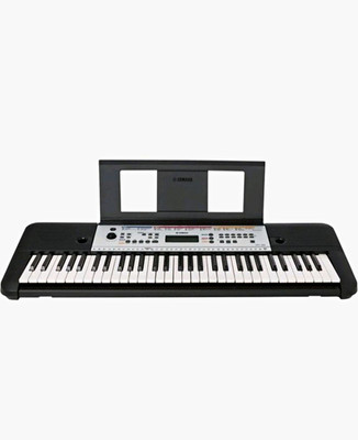 Yamaha YPT-260 Keyboard 61 Tasten Schwarz Lautsprecher AUX IN Notenhalter