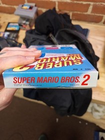 Super Mario Bros 2 NES Complete In Box CIB Manual - Inserts Original Nintendo