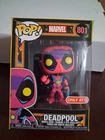 Funko Pop! Marvel Deadpool Target (Exclusive) #801 Blacklight Damaged