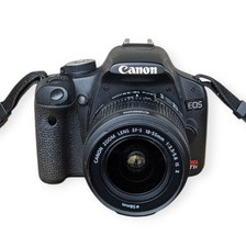 Canon EOS Rebel T1i DSLR Black Digital Camera 18-55mm Lens Tested No Charger