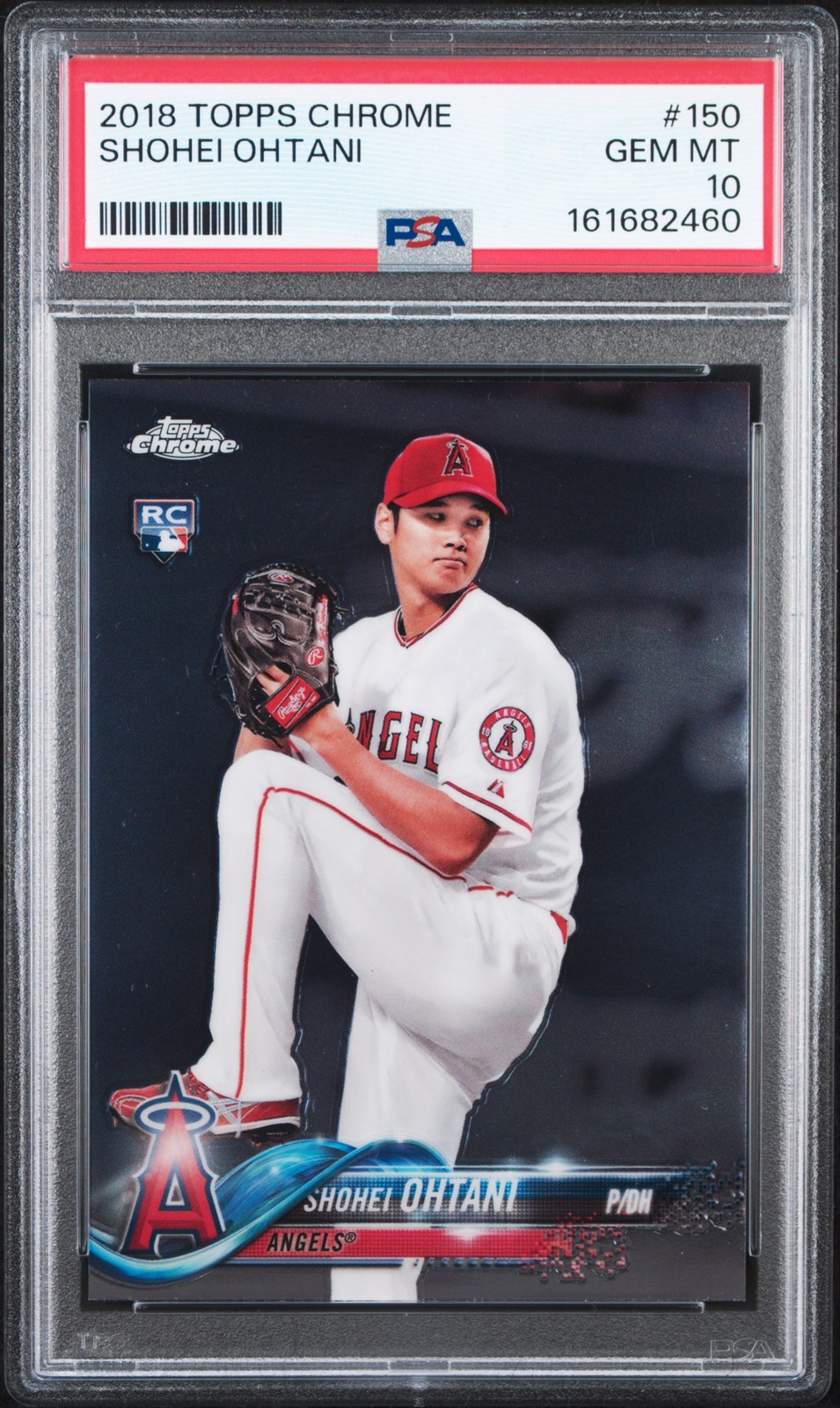 2018 TOPPS CHROME #150 SHOHEI OHTANI ROOKIE RC PSA 10