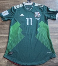 Adidas Mexico  World Cup 2018 Carlos Vela Climachill Futbol Jersey Size  G2U
