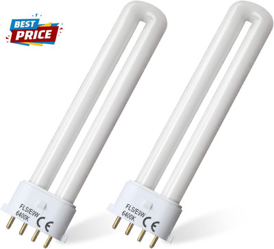 FLS/E9W 6400K Camping Lantern Bulb,Replacement for 9W Fluorescent Bulb,4 Pin 2G7
