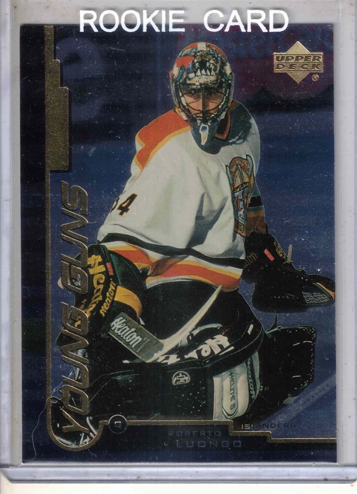 1999-00 UD Upper Deck hockey Roberto Luongo Young Guns rookie card #163 PANTHERS