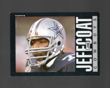 1985 Topps Football Jim Jeffcoat Dallas Cowboys Rookie RC #45 Excellent