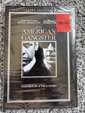 American Gangster DVD, 2008, 2-Disc Unrated Extended Edition Brand New Sealed 