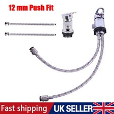 Caravan Campervan Shower Mixer Tap Outlet 1/2" with 400mm Push Fit Tails