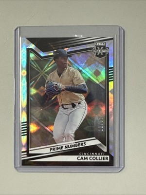 2022 Elite Extra Edition Cam Collier Prime Numbers Die Cut /62 