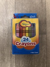iMagine Non-Toxic Crayons, 24 Counts Assorted Colors