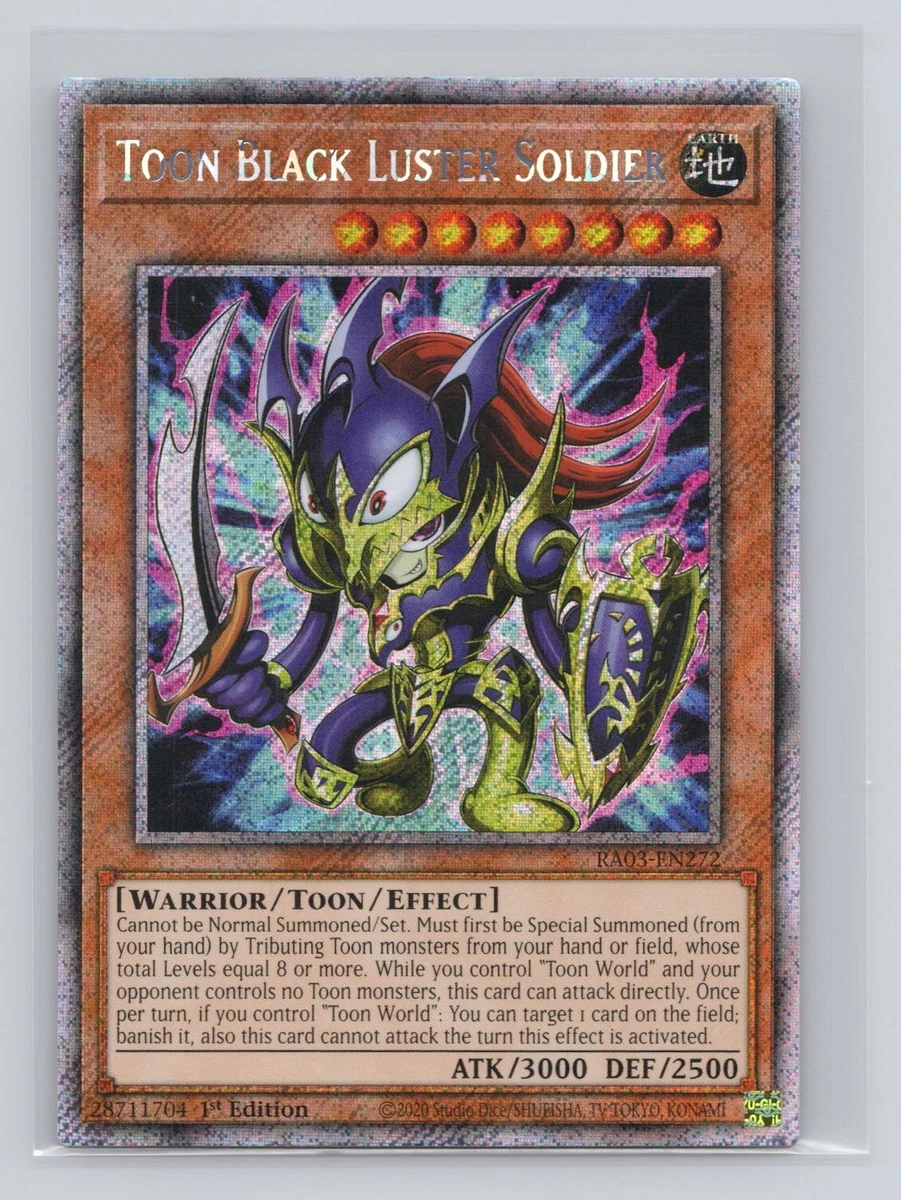 Toon Black Luster Soldier RA03-EN272 Quarter Century Bonanza for