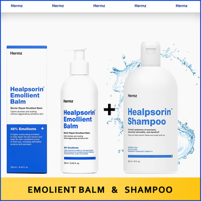 Dermz Hermz Healpsorin Shampoo + Healpsorin Emollient Balm