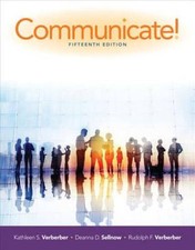 Communicate! - Paperback By Verderber, Kathle...