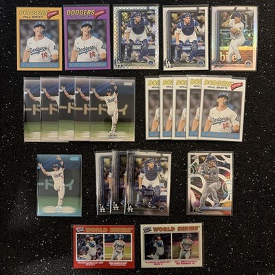 Will Smith Los Angeles Dodgers 22 Card Lot