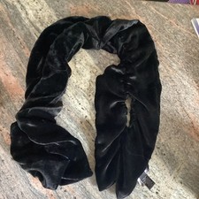 INC International Concepts Wrap Scarf Black Velvet