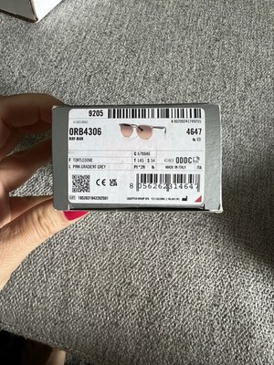 Ray-Ban RB4306 678846 Turtledove / Pink Gradient Grey Lens