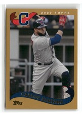 2020 Topps Archives #296 Carlos Santana Cleveland Indians