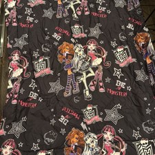 Monster High Reversible Comforter Franco 2012 TWIN 86 X 64