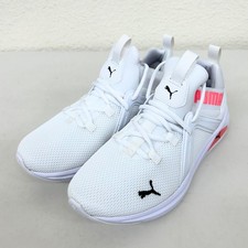 Puma Women's Enzo 2 Training Lace Up Shoes, White/Ignite Pink, 9M, New No Box