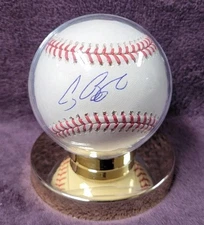 Craig Biggio Autographed Baseball with TRISTAR COA And Stand