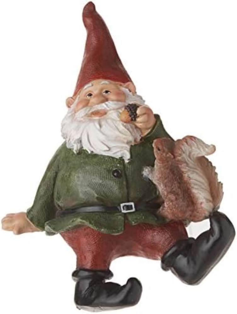 Design Toscano Garden GNOME Statue - Osbert Il Garden GNOME Shelf Sitter - Outdo