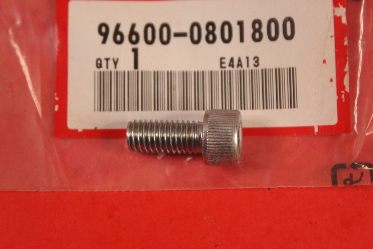 NOS OEM HONDA M8X18 Socket Bolt 8x18 P/No. 96600-0801800 | eBay