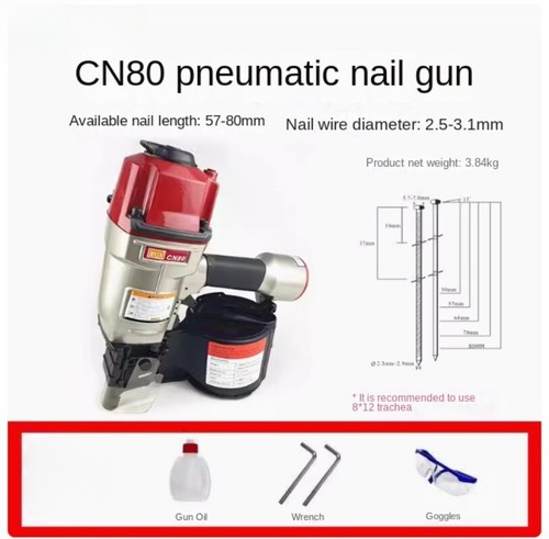 Roll Nail Gun Pneumatic Woodworking CN55 70 Pneumatic Nail Gun - Picture 24 of 26